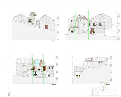 Oportunidade Única Investimento Turismo Rural, Conjunto de 6 Casas com Projeto Aprovado | Varziela,