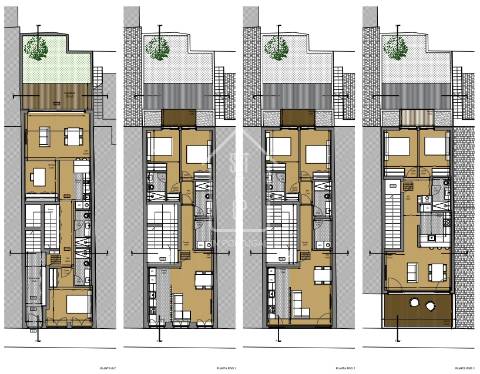 Apartamentos T1+1 e T2 em construção