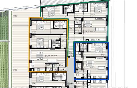 APARTAMENTO T1 com varanda de 6,35 m2, condomínio Fechado,  no Coração de Matosinhos