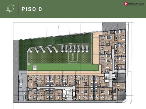 Conheça, no coração de Matosinhos, T2, NOVO, com varanda, e estacionamento.