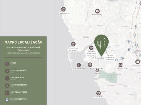 Apartamento T2, NOVO, com varanda e garagem no Coração de Matosinhos