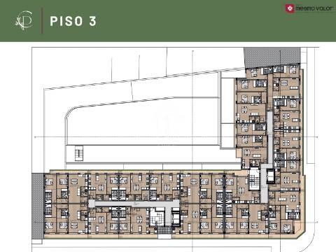Apartamento T2, NOVO, com varanda e garagem no Coração de Matosinhos