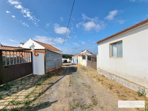 Moradia T2 Isolada com Terreno Murado de 800 m² e Poço – Aldeia do Cano | Cercal do Alentejo