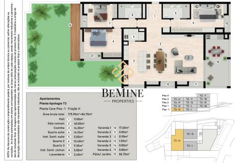 Caniço Prime / Apartamento T3 / Caniço, Santa Cruz