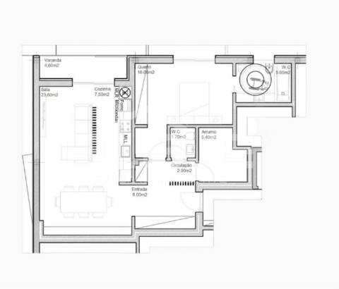 Apartamento T1+1 ao Gaia Park