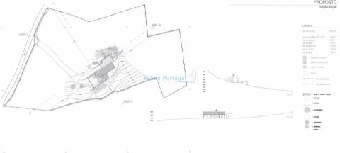 Terreno com projeto em aprovação para moradia T3, magnifica vista mar