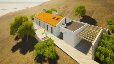 Terreno com projeto em aprovação para moradia T3, magnifica vista mar
