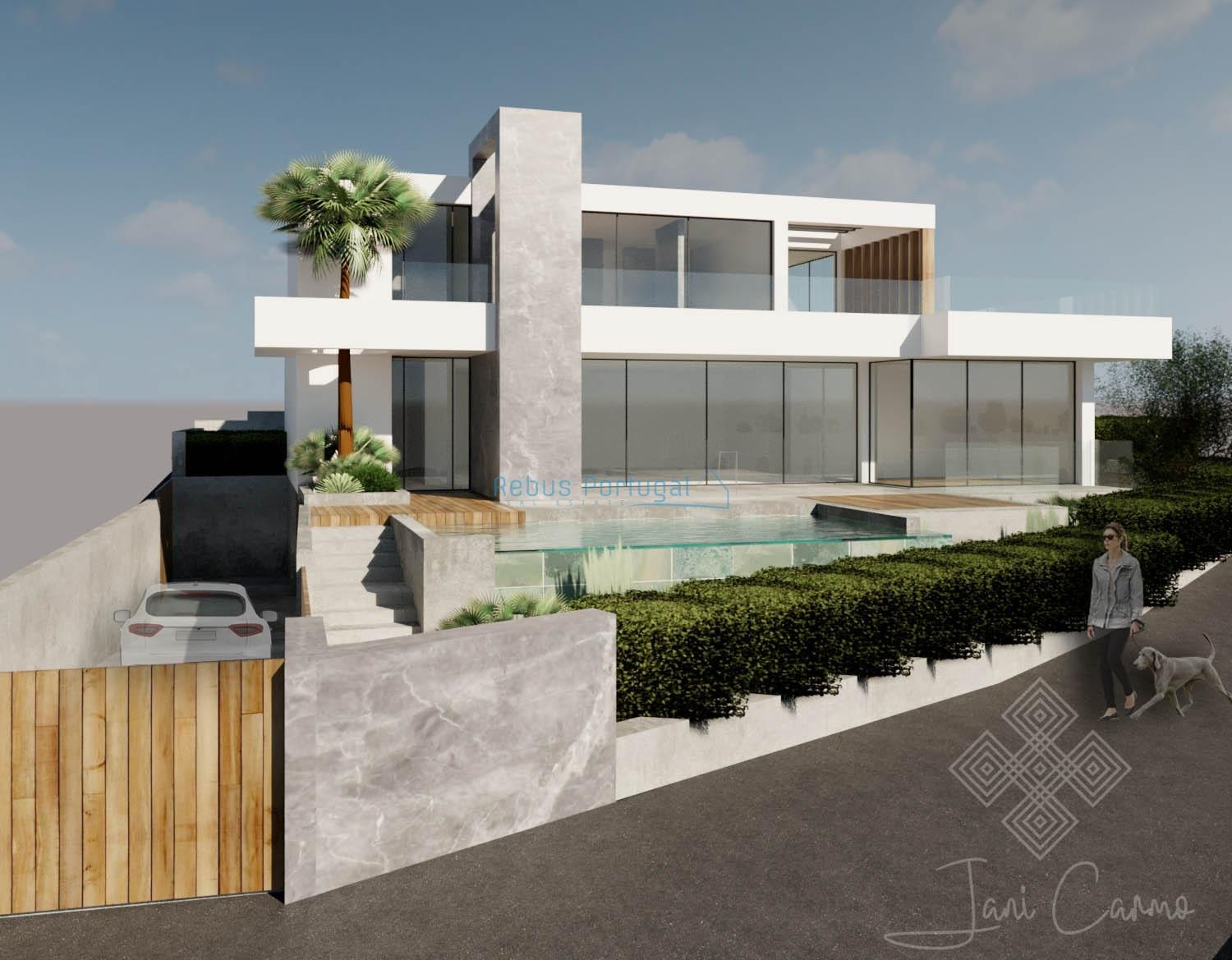 Terreno com Projeto Aprovado e Vista Mar de 180º | A 5 Minutos de Loulé