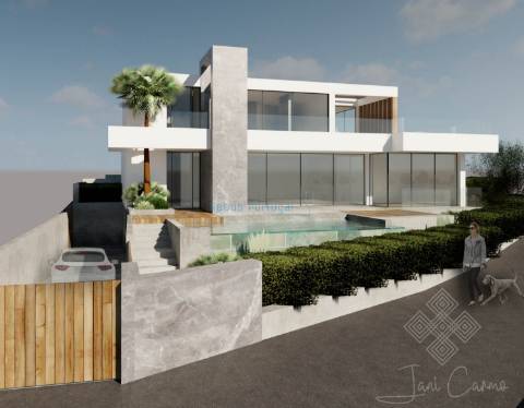 Terreno com Projeto Aprovado e Vista Mar de 180º | A 5 Minutos de Loulé
