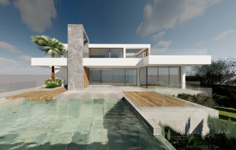 Terreno com Projeto Aprovado e Vista Mar de 180º | A 5 Minutos de Loulé
