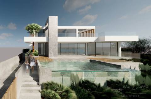 Terreno com Projeto Aprovado e Vista Mar de 180º | A 5 Minutos de Loulé
