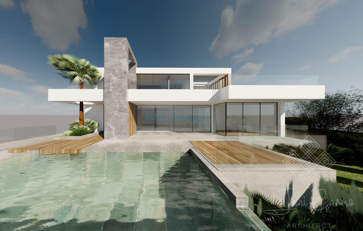 Terreno com Projeto Aprovado e Vista Mar de 180º | A 5 Minutos de Loulé