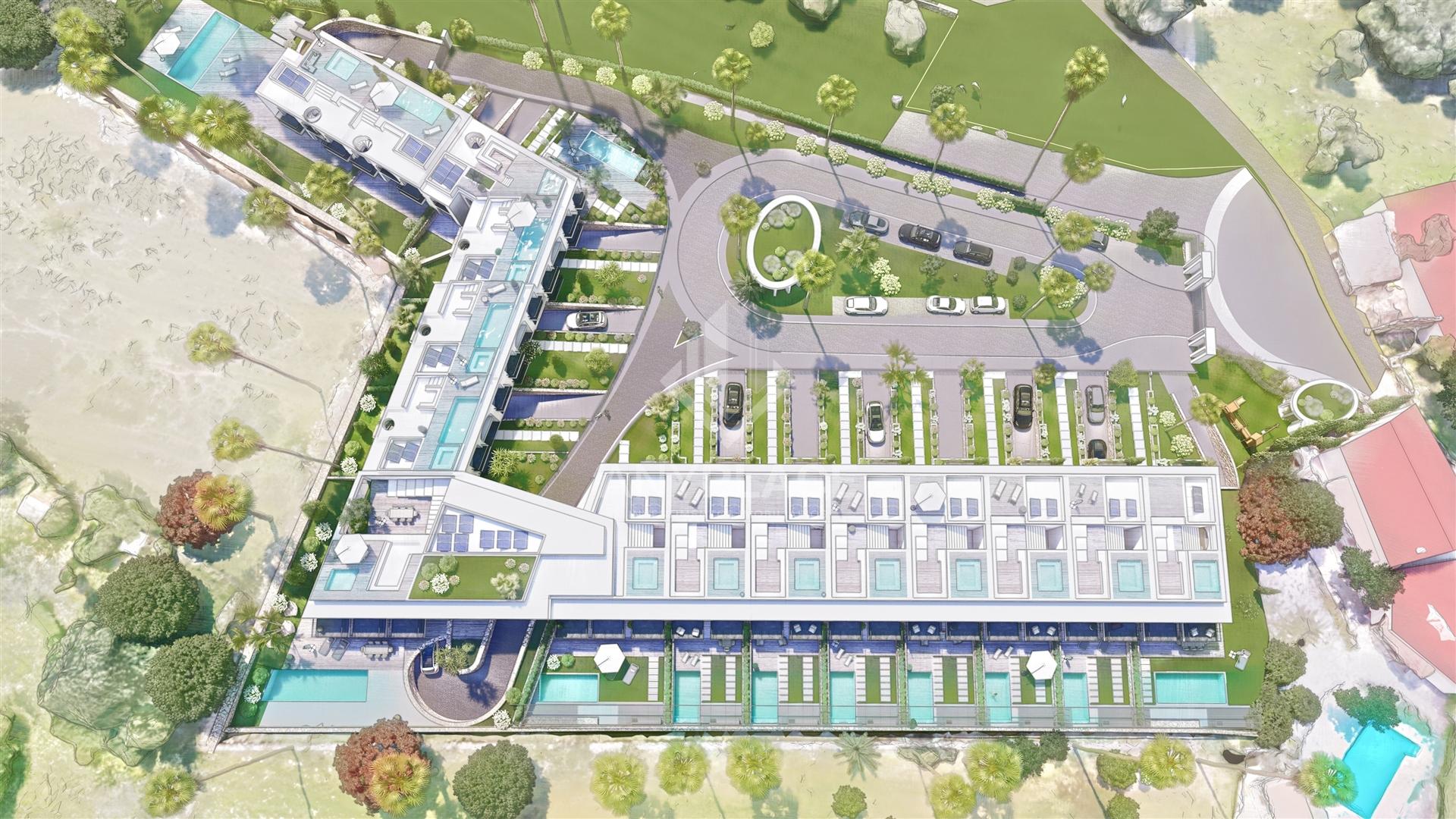 Terreno para construção de moradias em condomínio de Luxo