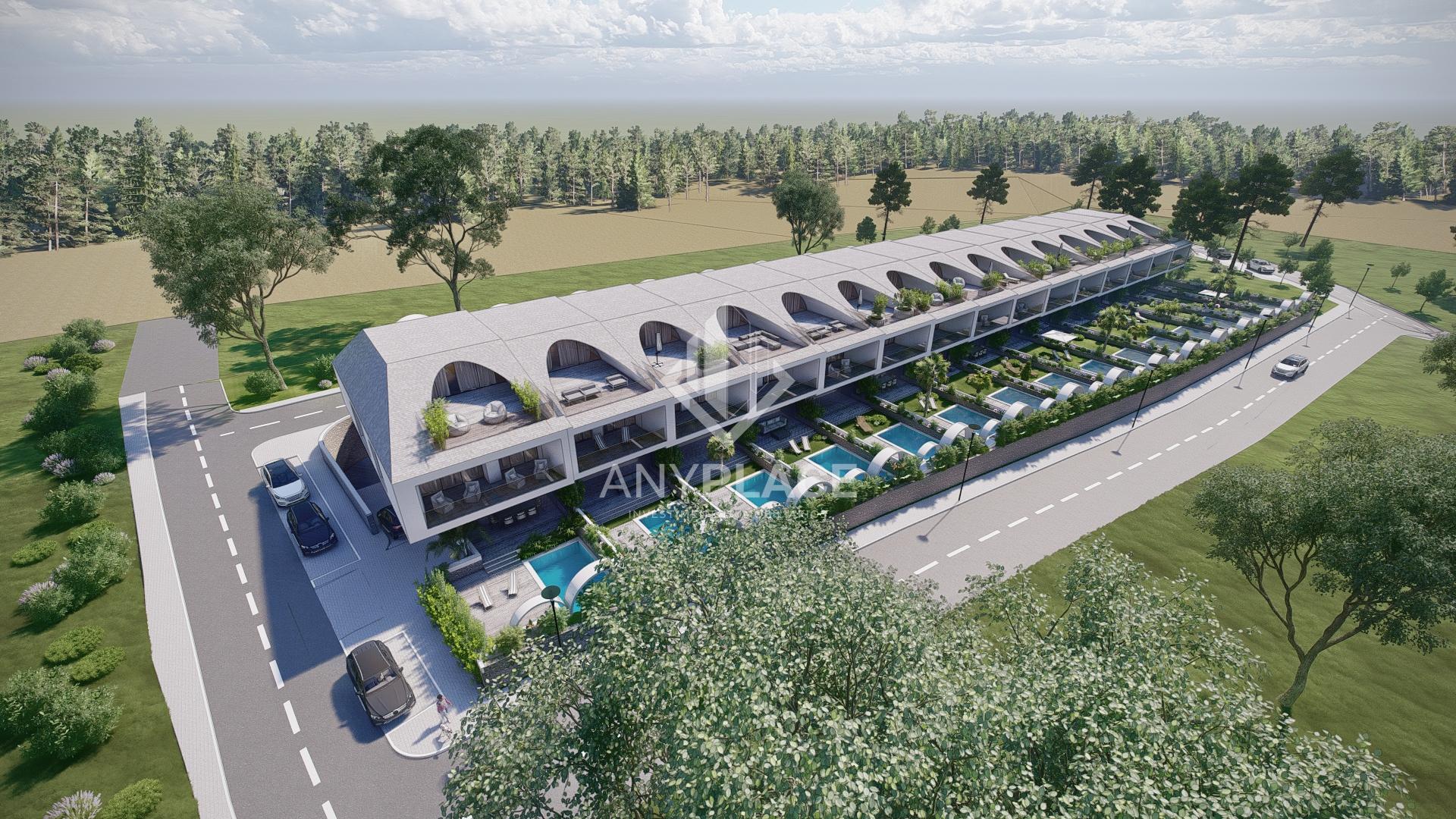 Terreno com projecto aprovado para construção de condomínio de luxo.