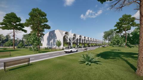 Terreno com projecto aprovado para construção de condomínio de luxo.