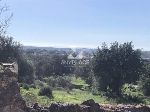 Terreno com viabilidade de construção de moradia de três pisos com piscina e bonita vista Mar.