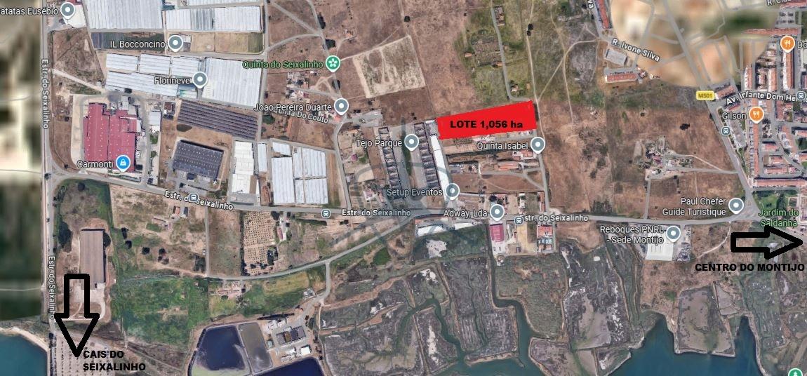 Terreno Rústico  c/ 1,056 ha  - Espaço Industrial (PDM) – Seixalinho