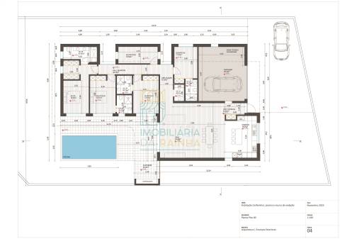 Moradia Térrea de Arquitetura Contemporânea com Piscina