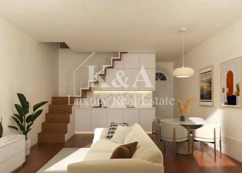 Apartamento T2 Duplex em novo edifício, na Baixa do Porto