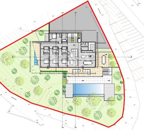 Terreno com projeto para moradia de luxo com vistas para o Rio Douro