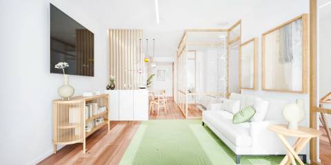 Apartamento T1+1 na Baixa do Porto