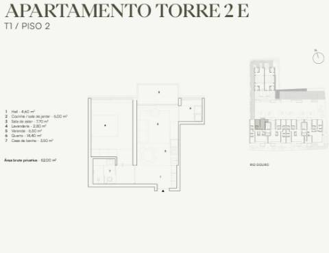Apartamento T1 em Novo Condomínio
