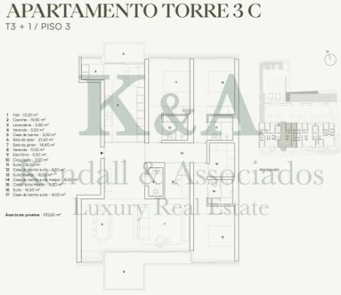 Apartamento T3+1 em Novo Condomínio