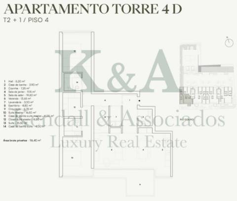 Apartamento T3+1 em Novo Condomínio