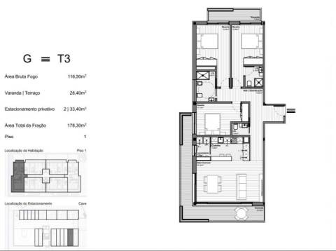 Apartamento T3 Venda em Santa Marinha e São Pedro da Afurada,Vila Nova de Gaia