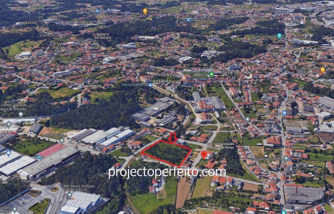 Lote de Terreno  Venda em Paços de Brandão,Santa Maria da Feira