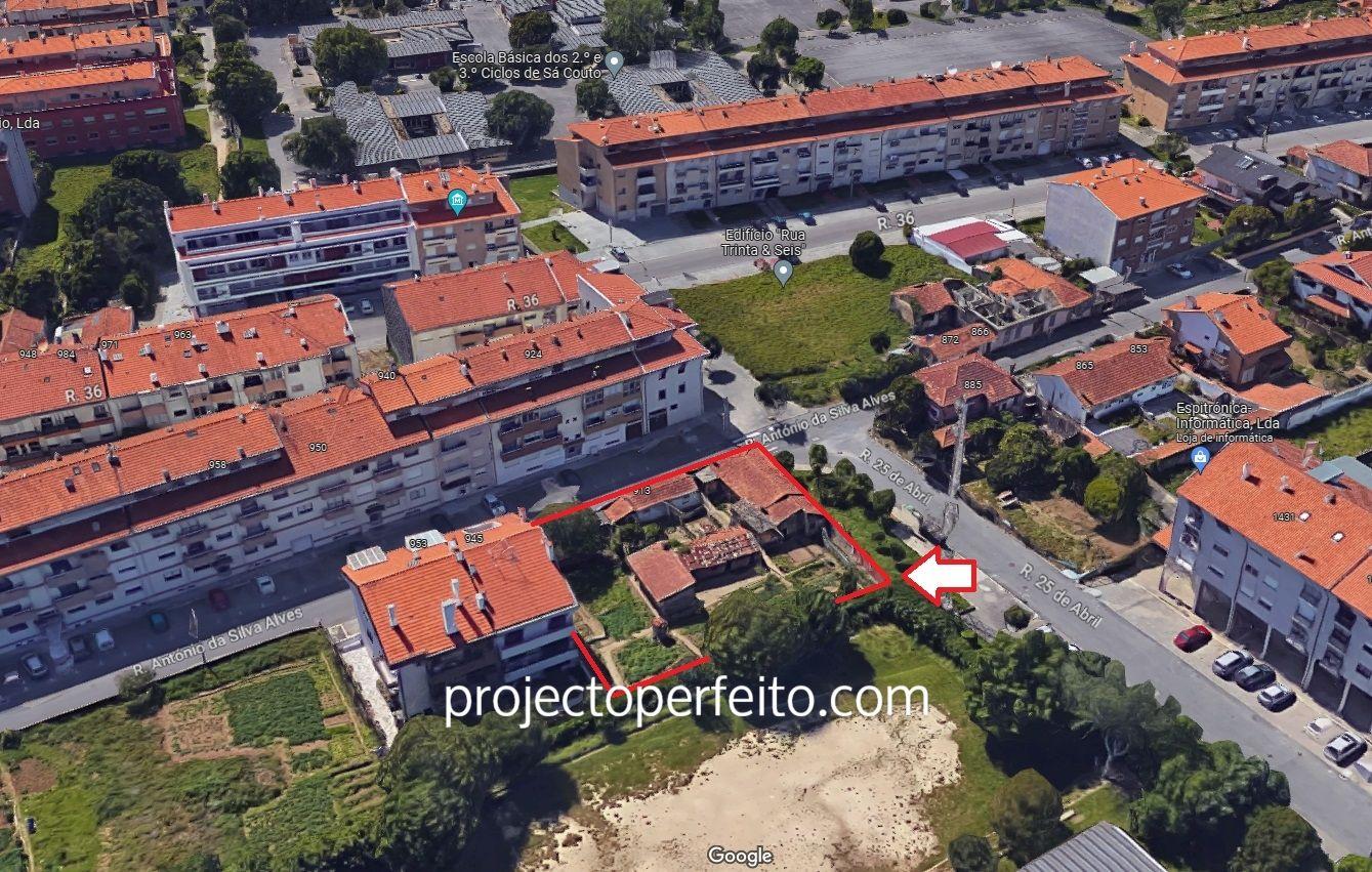 Terreno Para Construção  Venda em Anta e Guetim,Espinho