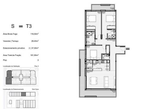 Apartamento T3 Venda em Santa Marinha e São Pedro da Afurada,Vila Nova de Gaia