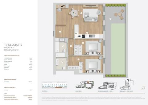 Apartamento T2 Venda em Cedofeita, Santo Ildefonso, Sé, Miragaia, São Nicolau e Vitória,Porto