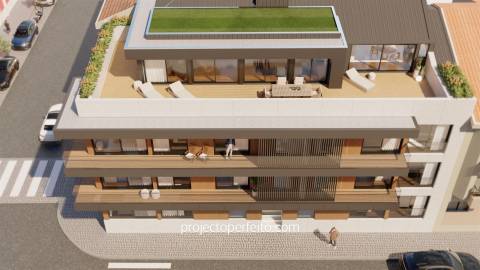 Penthouse T3 duplex com fantástico terraço com vista de mar direta