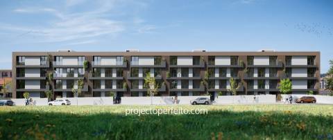 Apartamento T2 para venda em Arcozelo, último andar com terraço/varandas vista mar