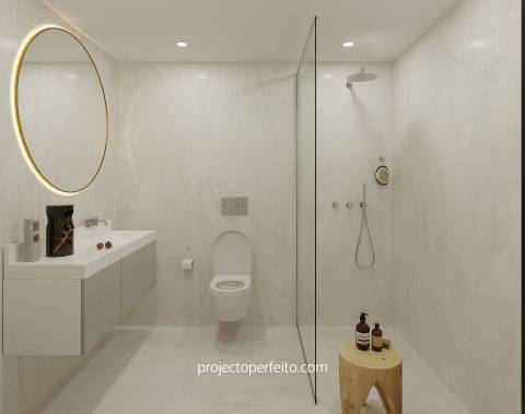 Apartamento T2 para venda em Arcozelo, último andar com terraço/varandas vista mar