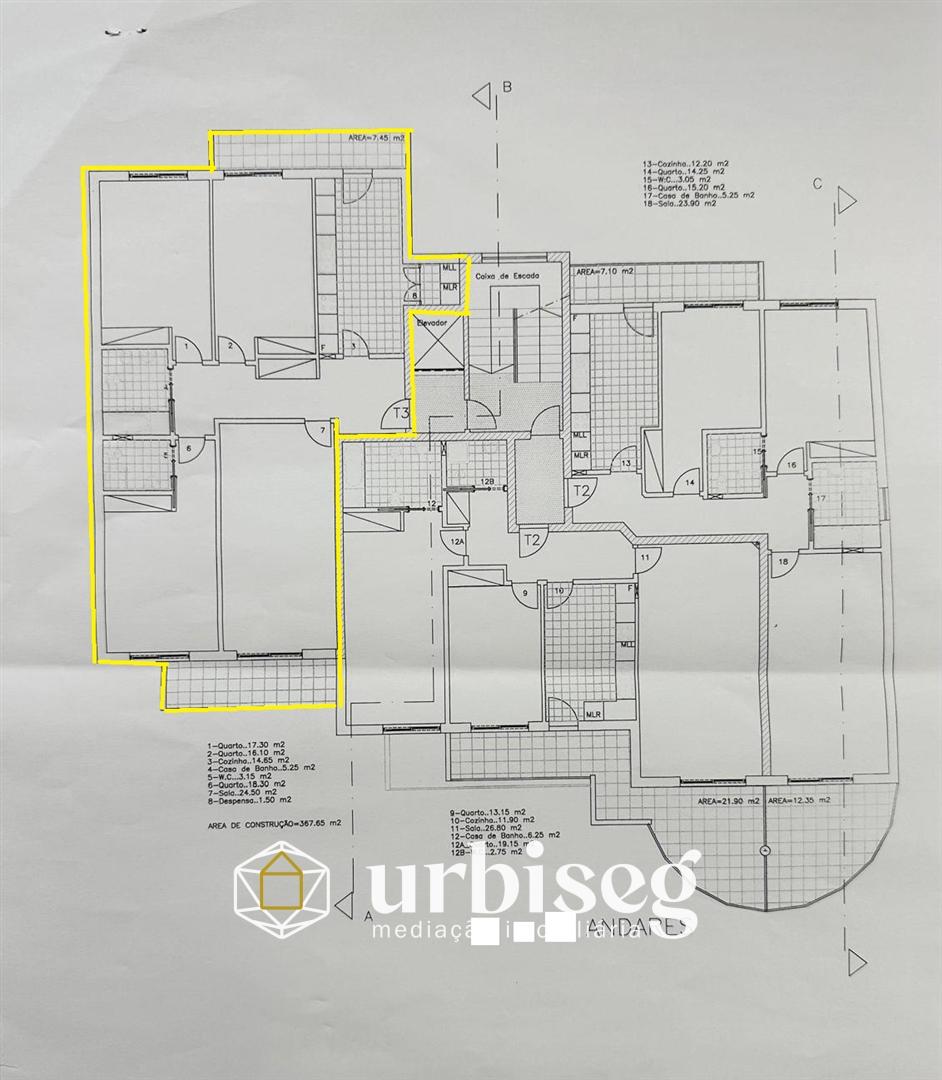 Apartamento T3 Novo na Gala | Garagem Fechada e Vista Mar | Figueira da Foz