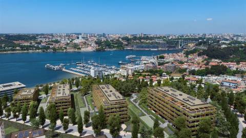 Apartamento T3 de luxo em Vila Nova de Gaia com terraço