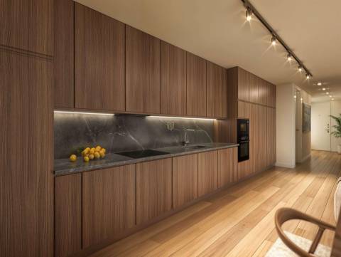 T3 com 113.65 m2 e varanda, em condomínio de luxo, Matosinhos Sul