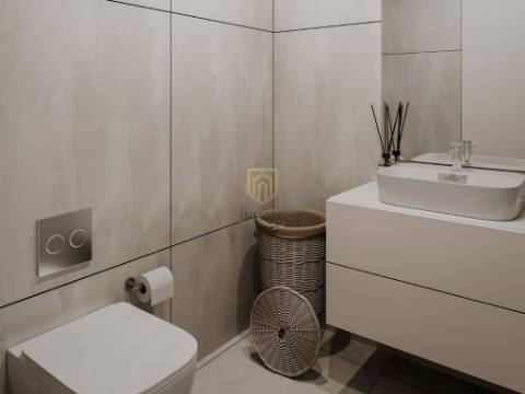 Apartamento T1+1 com varanda em Canidelo, Vila Nova de Gaia