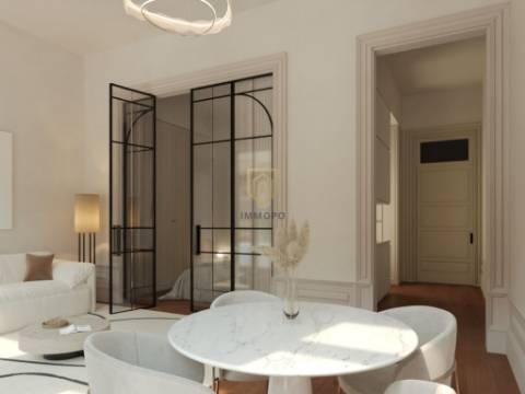 Apartamento T1 com jardim no centro do Porto