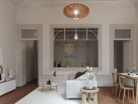Apartamento T1 com jardim no centro do Porto