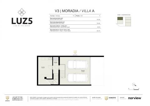 Moradia T3 com piscina privativa na Praia da Luz, Lagos, Algarve