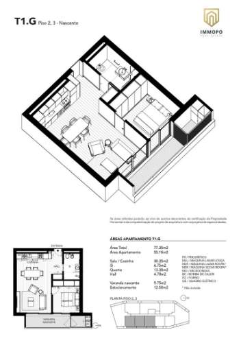 Apartamento T1 Venda em Arcozelo,Vila Nova de Gaia