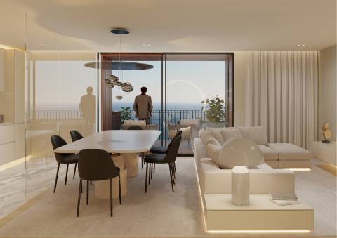 T4 Novo, varanda panorâmica com vistas de Rio e Mar!