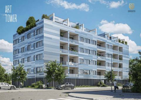 Apartamento T3 Novo com Terraço em condomínio de altíssima qualidade, 15mn do polo universitário