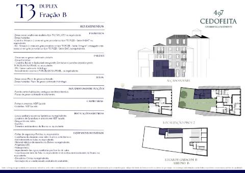 Apartamento T3 DUPLEX Venda em Cedofeita, Santo Ildefonso, Sé, Miragaia, São Nicolau e Vitória,Porto