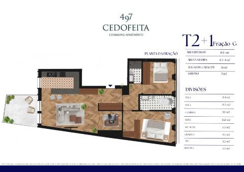 Apartamento T2+1 Venda em Cedofeita, Santo Ildefonso, Sé, Miragaia, São Nicolau e Vitória,Porto