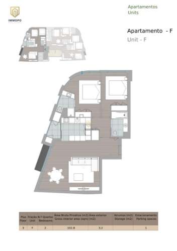 T2 NOVO, com garagem no Centro de Vila Nova de Gaia