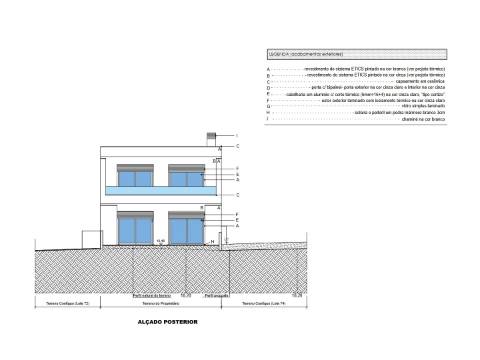 Moradia T3+1 Geminada em Construção – Estômbar